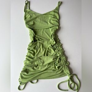 Princess polly green mini tie dress size US 4